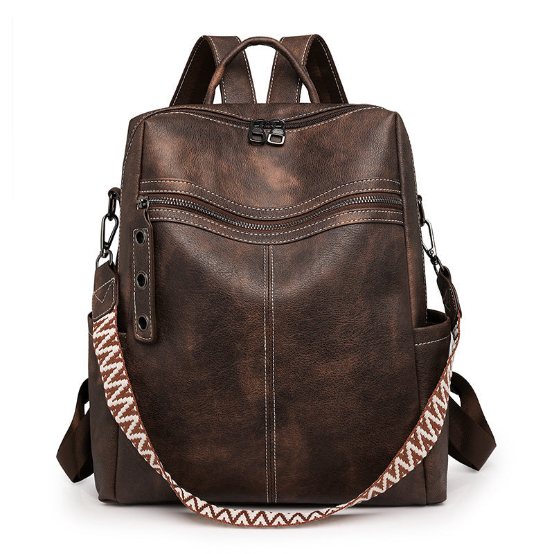 TrendLuxe™ Minimalist Retro Large-Capacity Backpack