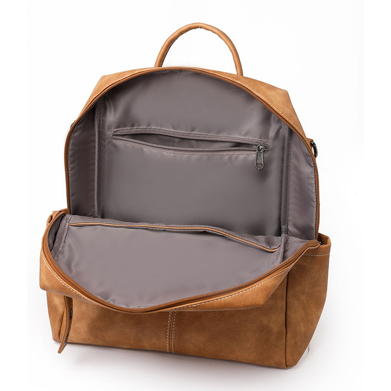 TrendLuxe™ Minimalist Retro Large-Capacity Backpack