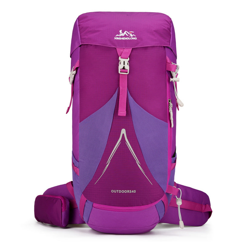 SummitPro™ Xtreme Waterproof Hiking & Camping Backpack – Orange Edition