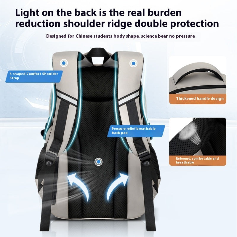 BizPack™ Large Capacity Oxford Travel Backpack