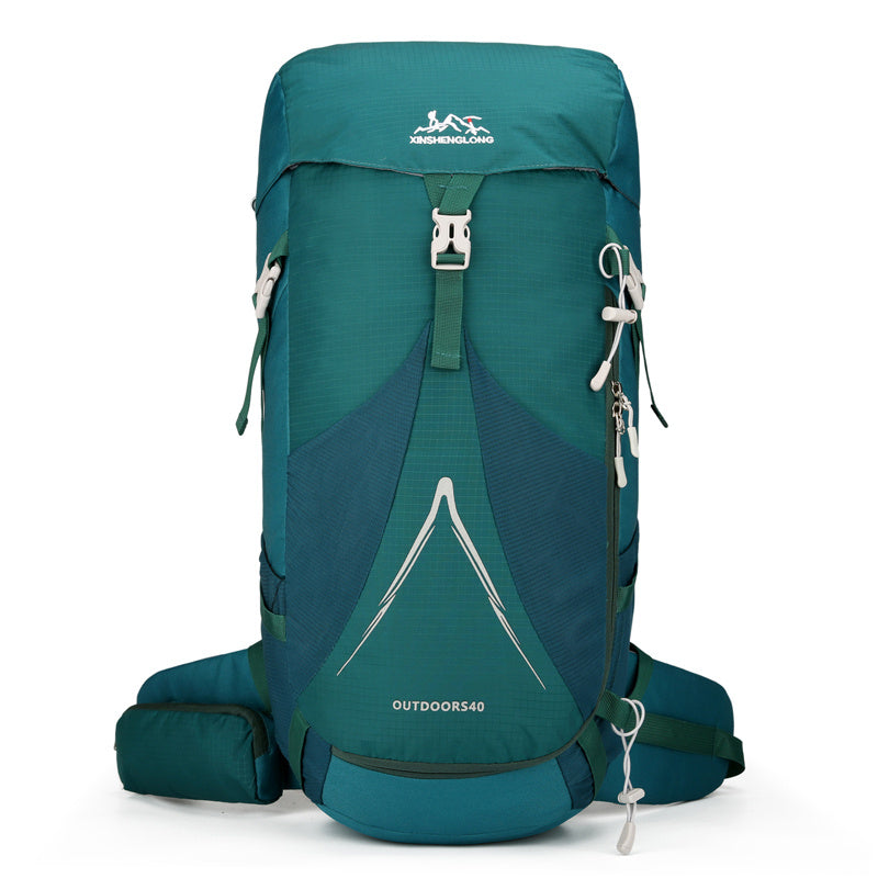 SummitPro™ Xtreme Waterproof Hiking & Camping Backpack – Orange Edition