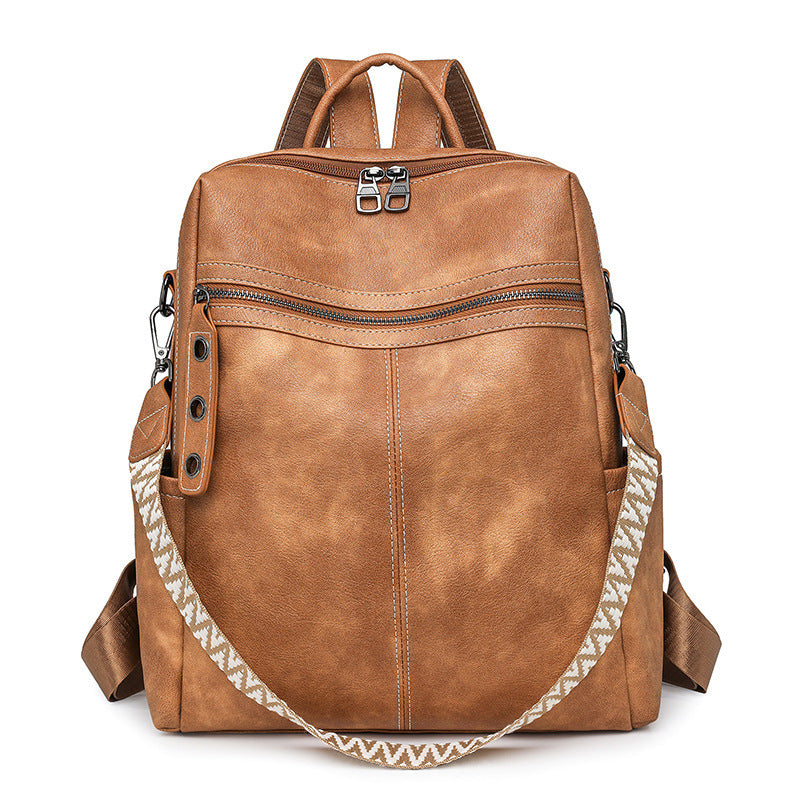 TrendLuxe™ Minimalist Retro Large-Capacity Backpack