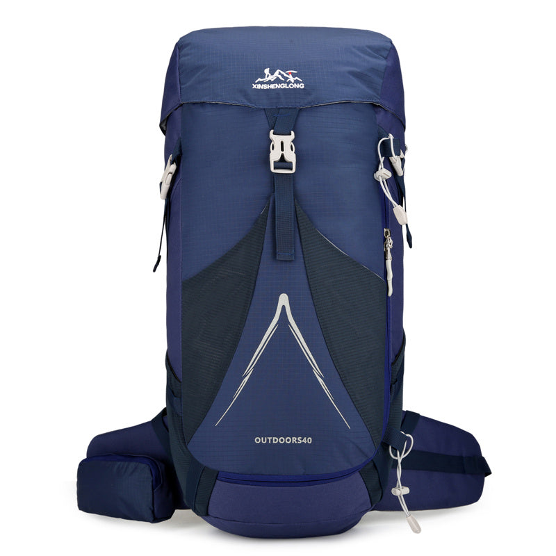SummitPro™ Xtreme Waterproof Hiking & Camping Backpack – Orange Edition