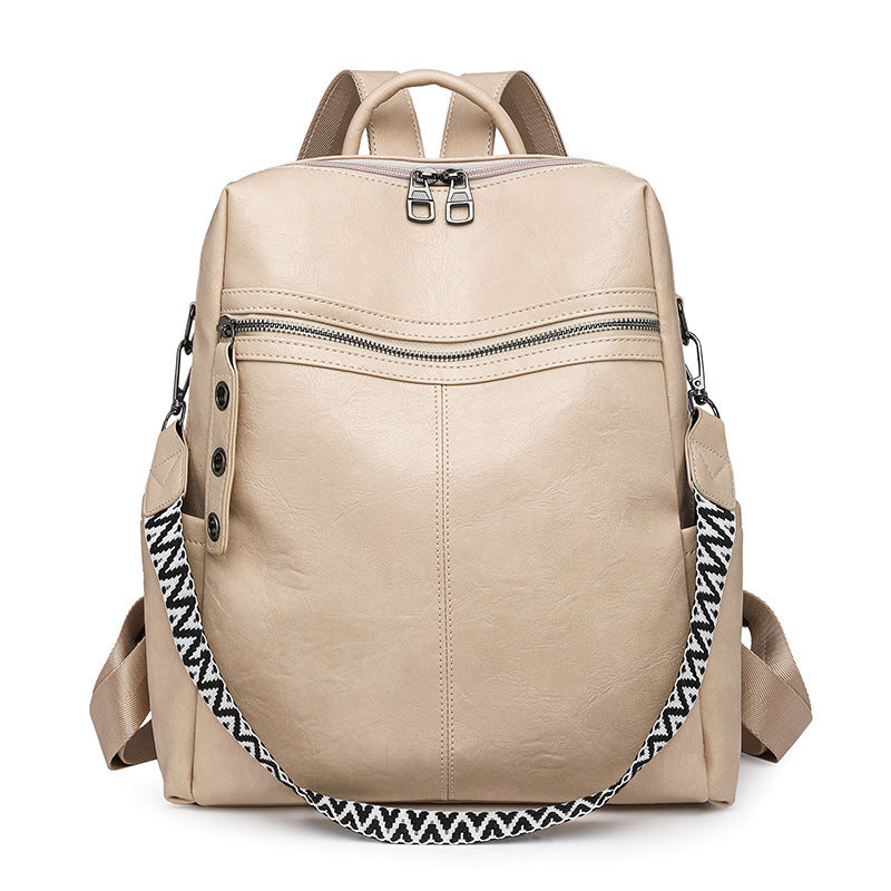 TrendLuxe™ Minimalist Retro Large-Capacity Backpack