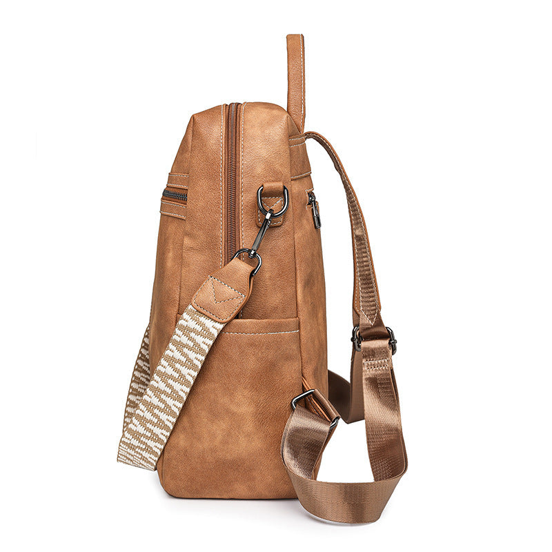 TrendLuxe™ Minimalist Retro Large-Capacity Backpack