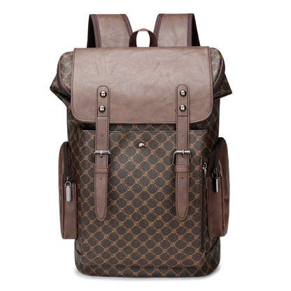 PlaidVogue™ Leather Travel & Fashion Backpack