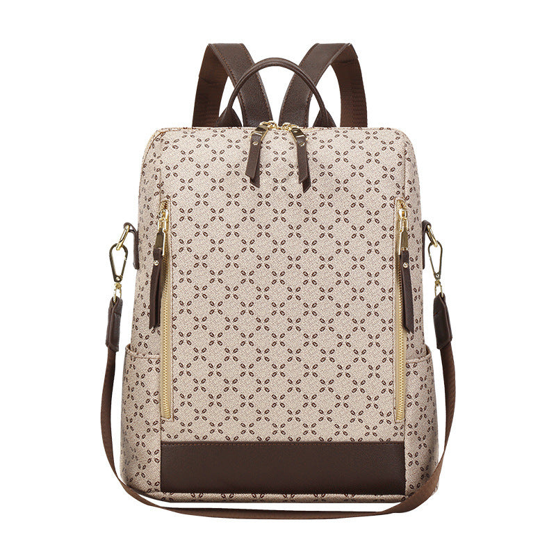 FloraGuard™ Retro Anti-Theft Travel Crossbody Backpack