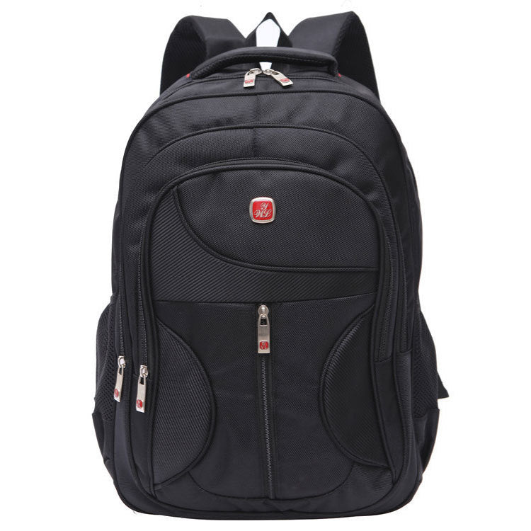 MetroStitch™ Unisex Black Backpack