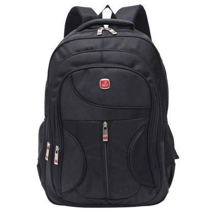 MetroStitch™ Unisex Black Backpack