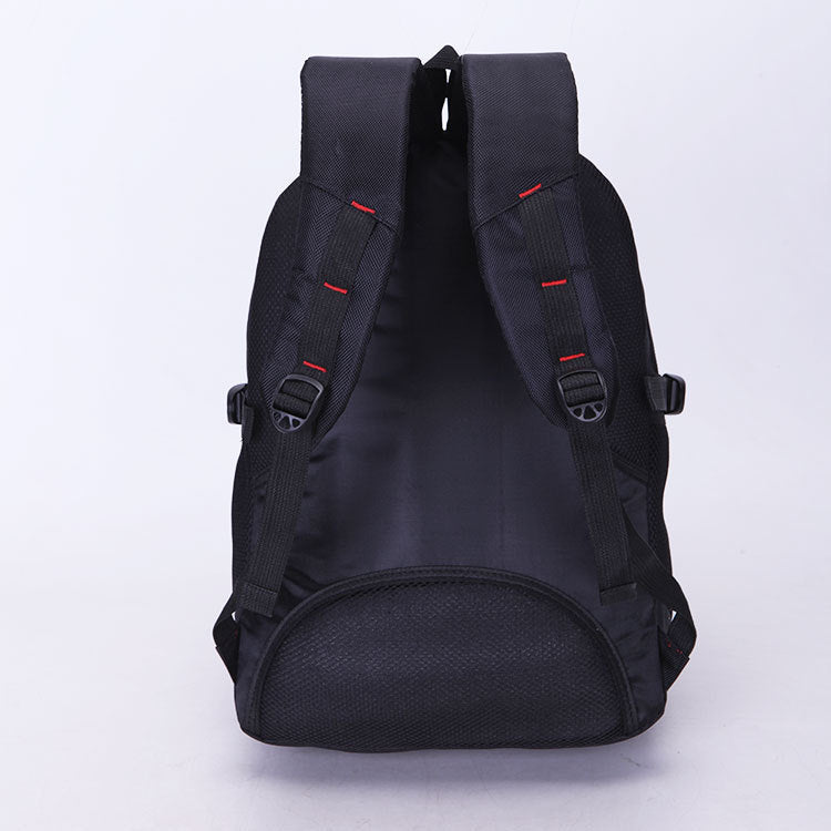 MetroStitch™ Unisex Black Backpack