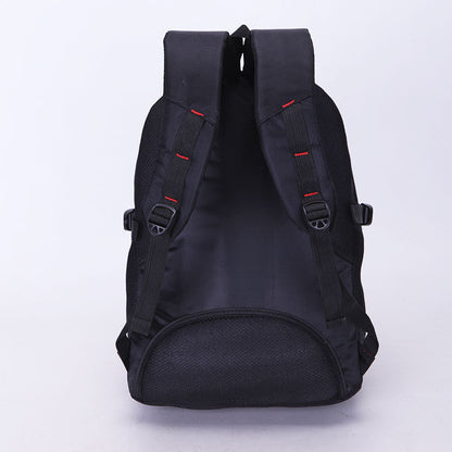 MetroStitch™ Unisex Black Backpack