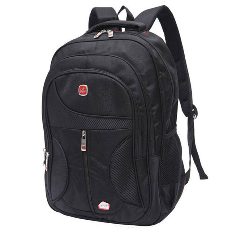 MetroStitch™ Unisex Black Backpack