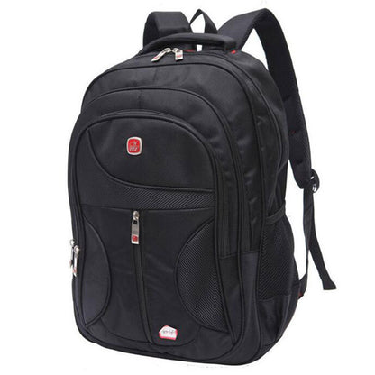 MetroStitch™ Unisex Black Backpack