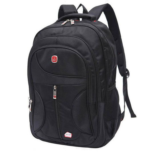 MetroStitch™ Unisex Black Backpack