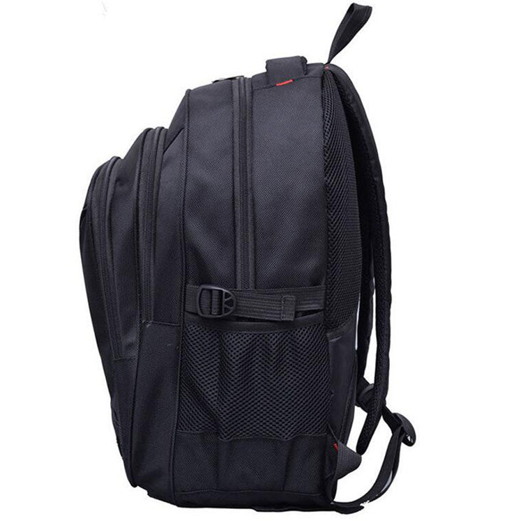 MetroStitch™ Unisex Black Backpack