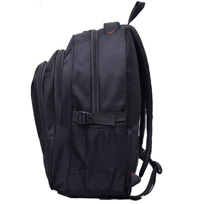 MetroStitch™ Unisex Black Backpack