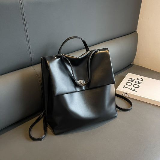 ChicGrid™ Retro Chain-Detail Women’s Backpack