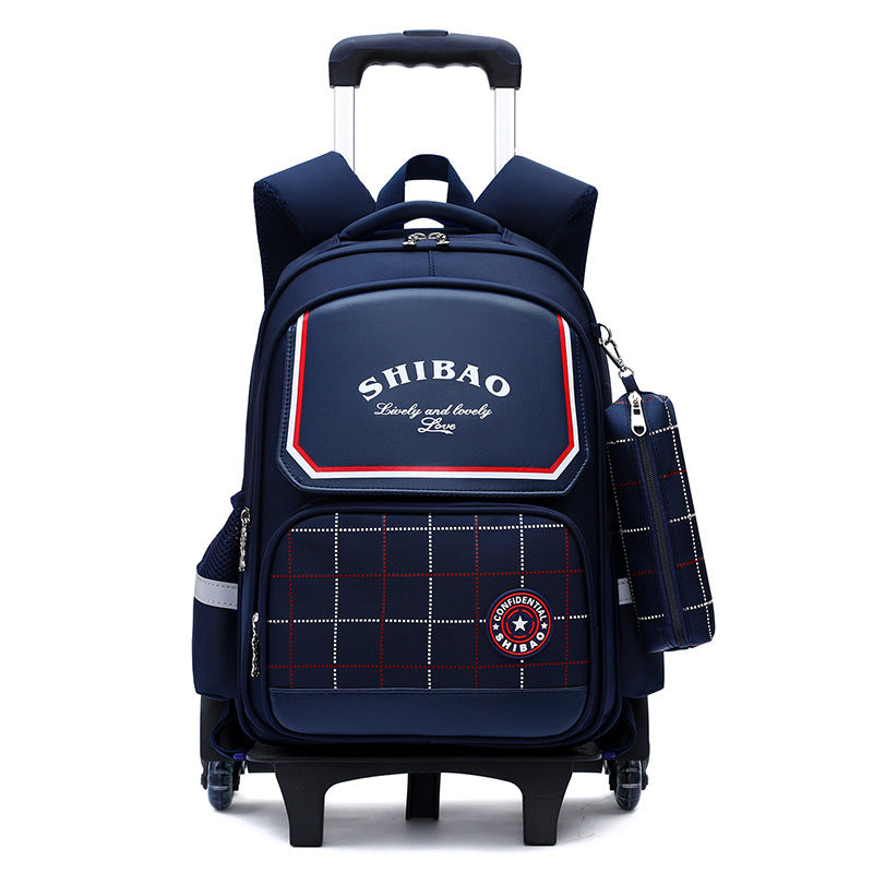 EduEase™ Primary School Dual-Use Backpack with Wheels