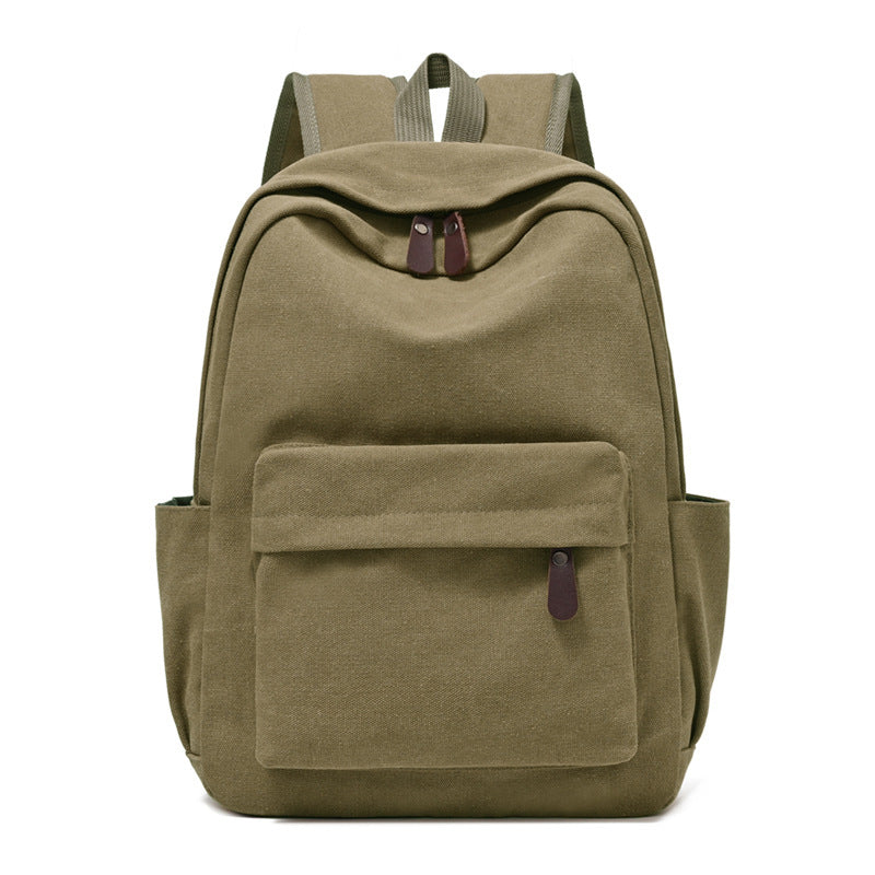 Feldacks olive green adventure backpack for hiking with multiple compartments and padded straps