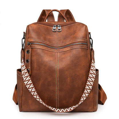 TrendLuxe™ Minimalist Retro Large-Capacity Backpack