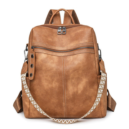TrendLuxe™ Minimalist Retro Large-Capacity Backpack