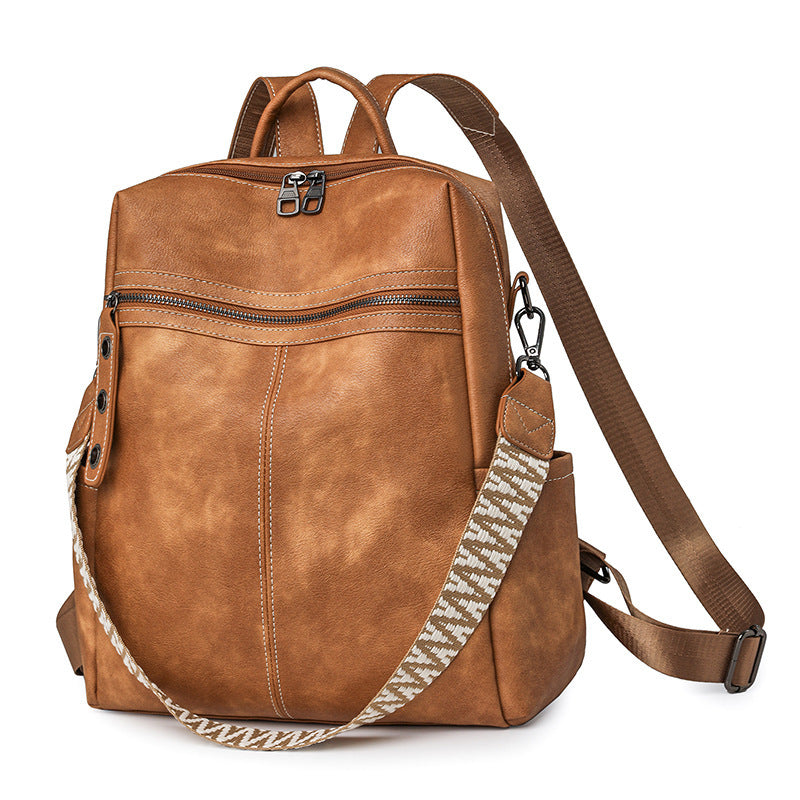 TrendLuxe™ Minimalist Retro Large-Capacity Backpack