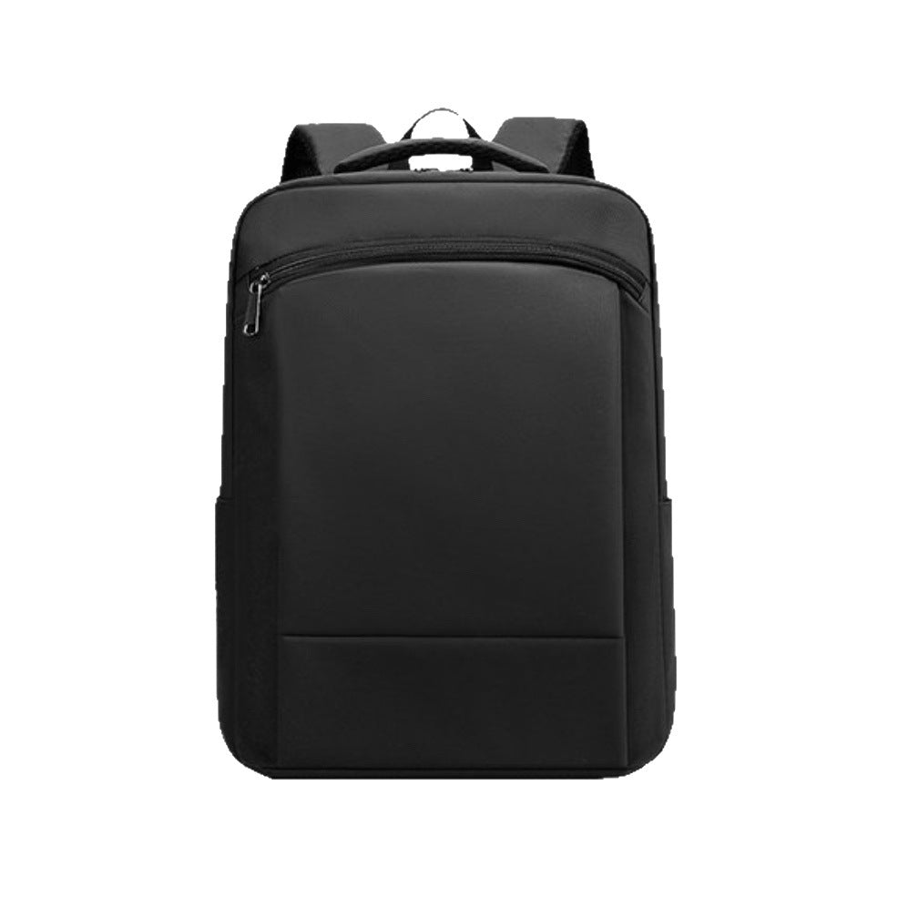 Feldacks sleek black professional commuter backpack for work with zippered front pocket